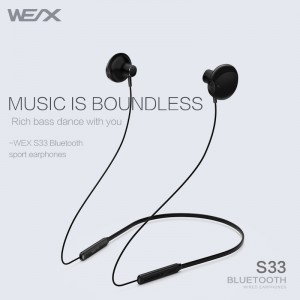Cască Bluetooth WEX - S33