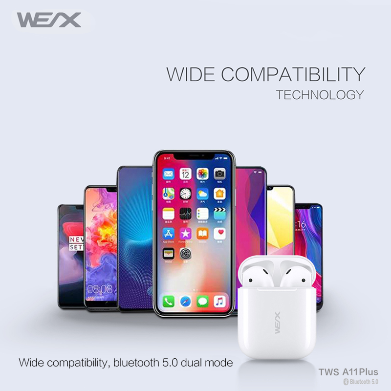 WEX -A11 Plus muguri de ureche wireless 65292; căşti bluetooth 5.0 65222; TWS deş 65288888888888882; căşti cu căşti fără fir